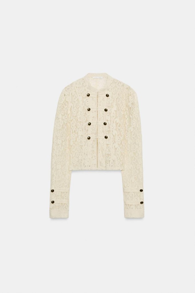 Lace Military Jacket