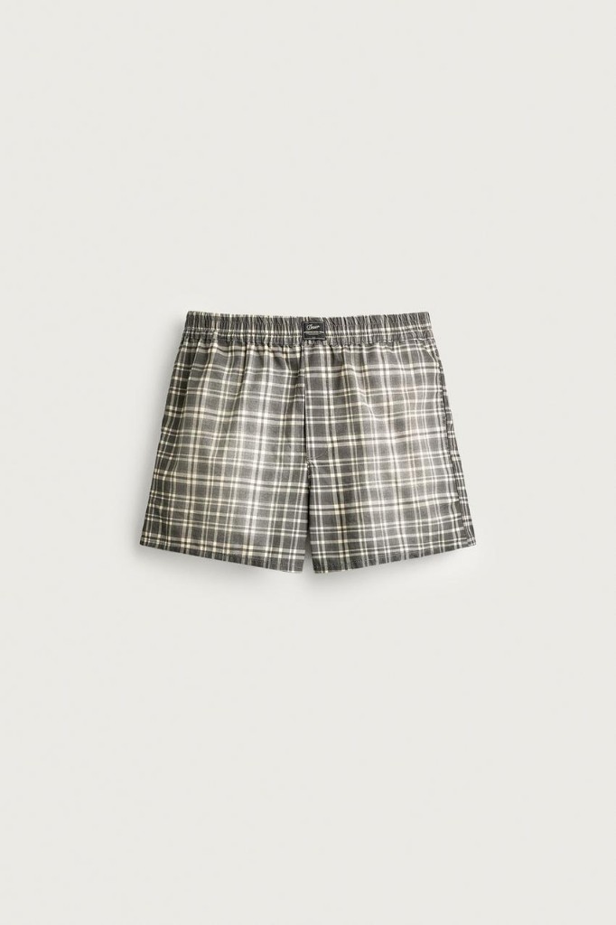 Plaid Relaxed Short